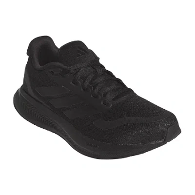 Adidas Originals Runfalcon 5 Womens Running Shoes Wide Width In Black