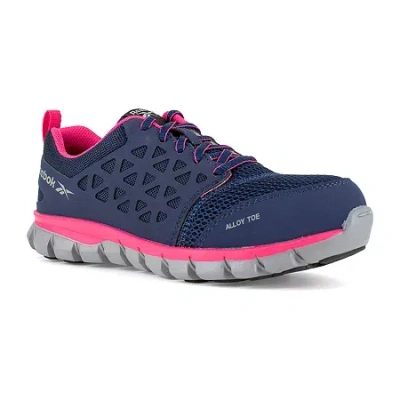Reebok Work Rb046 Womens Round Steel Toe Work Shoes In Blue