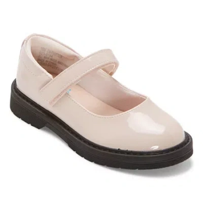 Thereabouts Flutter Girls Round Closed Toe Mary Jane Shoes In Sand