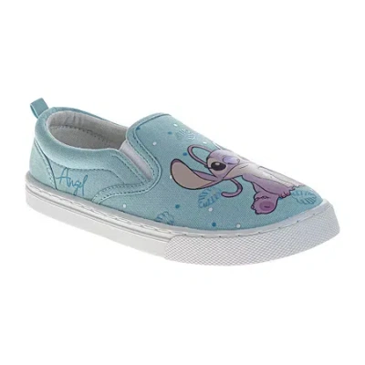 Josmo Disney Stitch Unisex Round Closed Toe Slip-on Shoe In Blue