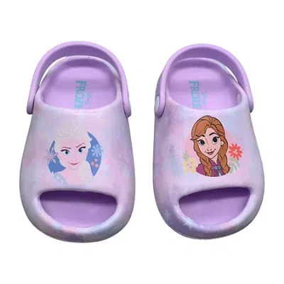 Ground Up Disney Frozen Toddler Girls Clog In Purple