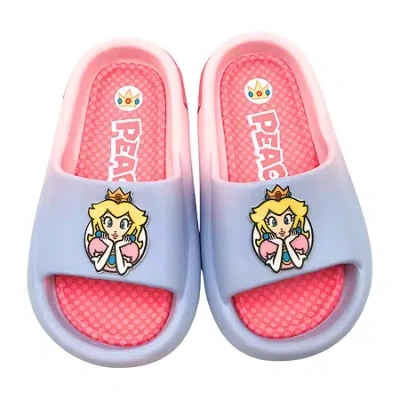 Ground Up Girls Round Slip-on Shoe In Pink
