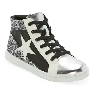 Thereabouts Parker Little & Big Kid Girls Sneakers In Silver