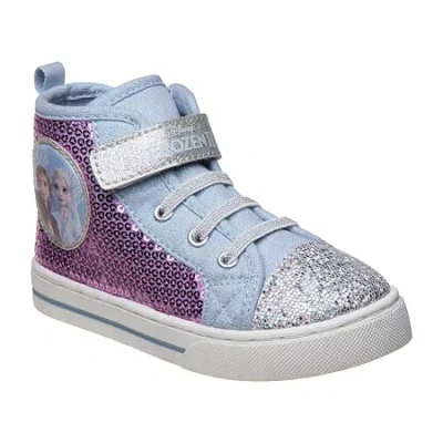 Frozen Disney Toddler Girls  High Top Slip-on Shoe In Purple