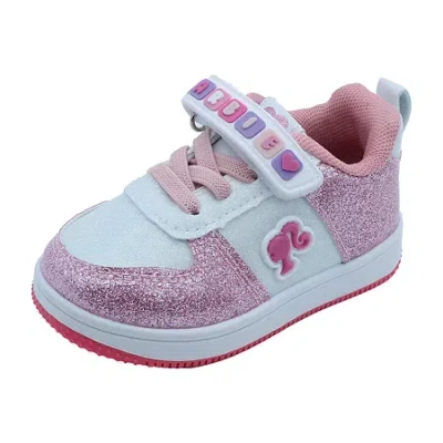 Barbie Glitter Toddler Girls Sneakers In Pink