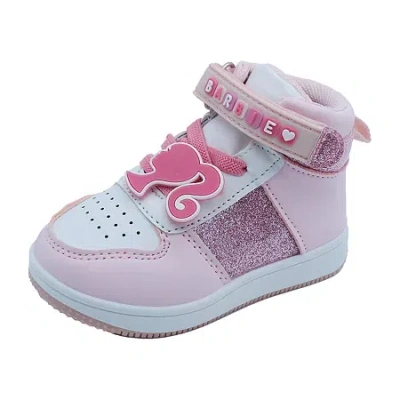 Barbie Glitter Toddler Girls Sneakers In Pink