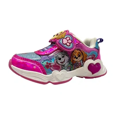 Nickelodeon Toddler Girls Paw Patrol Lighted Sneaker In Pink