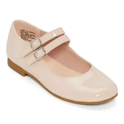 Christie & Jill Little & Big Girls Dahlia Round Toe Mary Jane Shoes In Pink