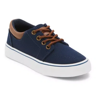 Thereabouts Knox Boys Round Closed Toe Slip-on Shoe In Blue