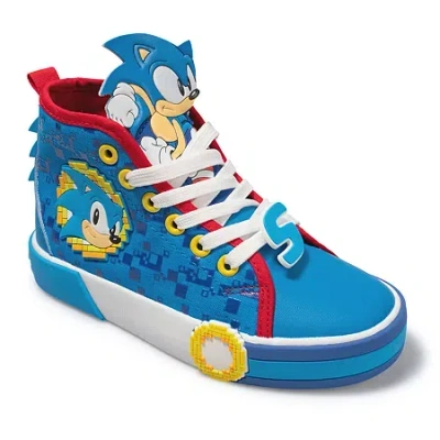 Ground Up Sonic High Top Little & Big Kid Boys Sneakers In Blue
