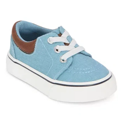 Thereabouts Lil Knox Boys Round Closed Toe Slip-on Shoe In Blue