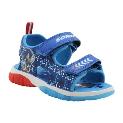 Sega Boys Sonic Strap Sandal In Blue