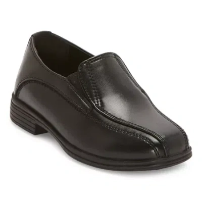 Stafford Toddler Boys Lil Dash Square Toe Slip-on Shoe In Black