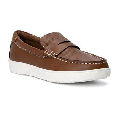 Xray Footwear Xray Rio Boys Round Closed Toe Slip-on Shoe In Brown