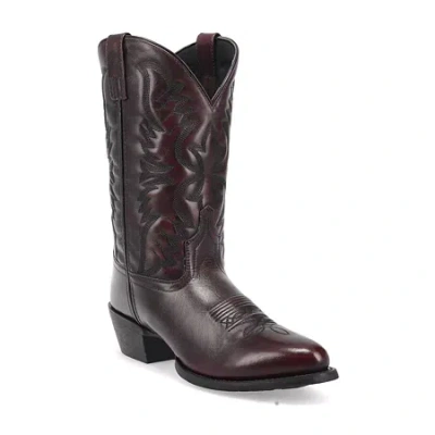 Laredo Mens Birchwood Flat Heel Cowboy Boots In Red