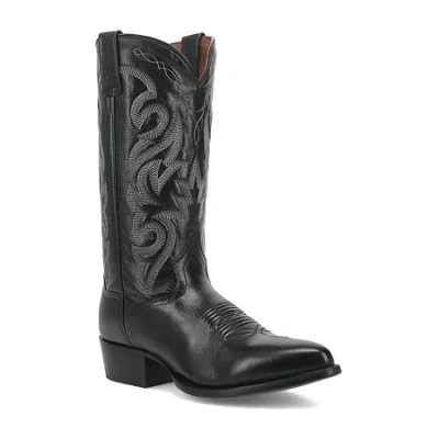 Dan Post Mens Milwaukee Block Heel Cowboy Boots In Multi