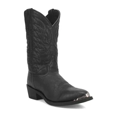 Laredo Mens East Bound Flat Heel Cowboy Boots In Black