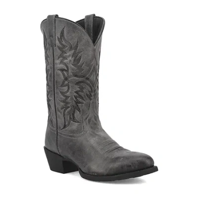 Laredo Mens Harding Flat Heel Cowboy Boots In Gray