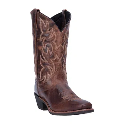 Laredo Mens Breakout Block Heel Cowboy Boots In Brown