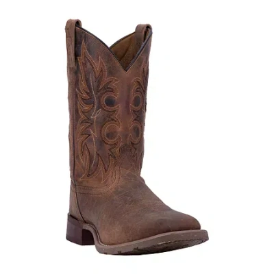 Laredo Mens Durant Block Heel Cowboy Boots In Brown