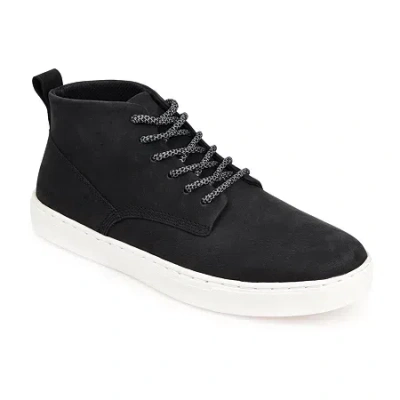 Territory Mens Rove Flat Heel Lace-up Boots In Black