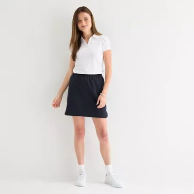 Izod Womens Juniors Scooter Skirt In Blue