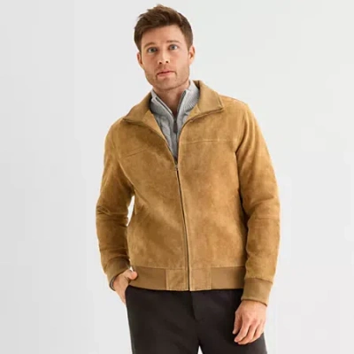 Stafford Mens Midweight Jacket In Brown
