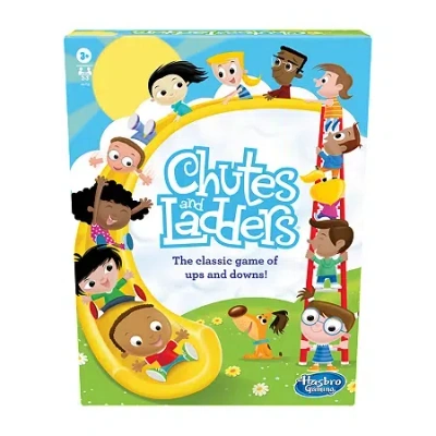 Hasbro Chutes And Ladders Kids Classic Board Game In Multi