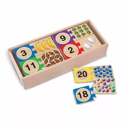 Melissa & Doug Number Puzzles Interactive Toy In Multi
