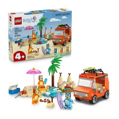 Lego Bluey's Beach And Family Car Trip 11202 Building Set (133 Pieces) In Multi