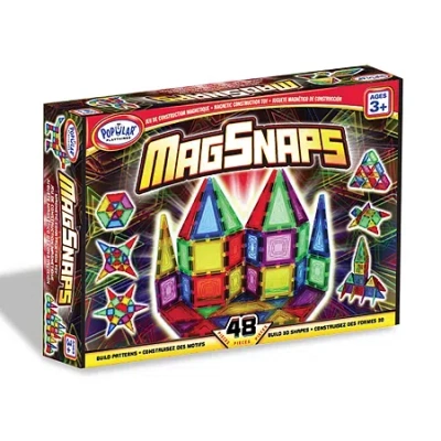 Popular Playthings Magsnaps 48 Piece Set In Multi