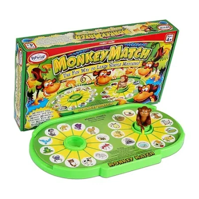 Popular Playthings Monkey Match In Transparent