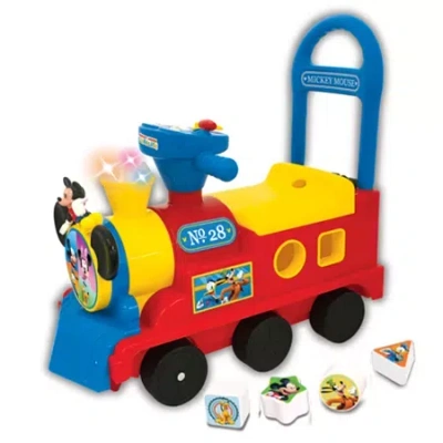 Kiddieland Disney Mickey Mouse Clubhouse Play N' Sort Activity Train Ride-on Ride-on Car In Multi