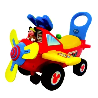 Kiddieland Disney Mickey Mouse Clubhouse Plane Light & Sound Activity Ride-on Ride-on Car In Multi