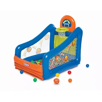Little Tikes Hoop It Up! Play Center Ball Pit Outdoor Play Set In Multi