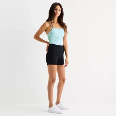 Arizona Juniors Womens Juniors Workout Shorts In Black