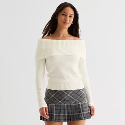 Forever 21 Juniors Womens Long Sleeve Pullover Sweater In Sand