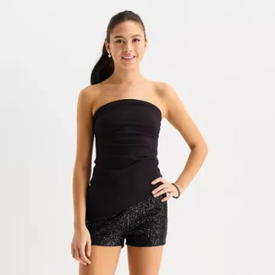 Forever 21 Womens Juniors Tube Top In Black