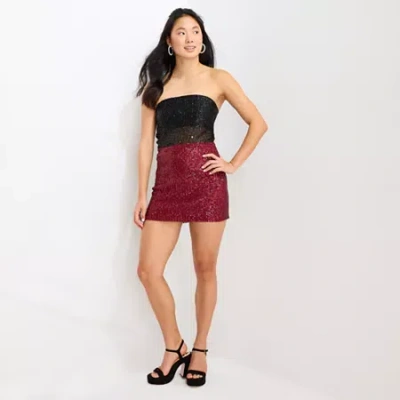 Forever 21 Womens Juniors A-line Skirt In Red