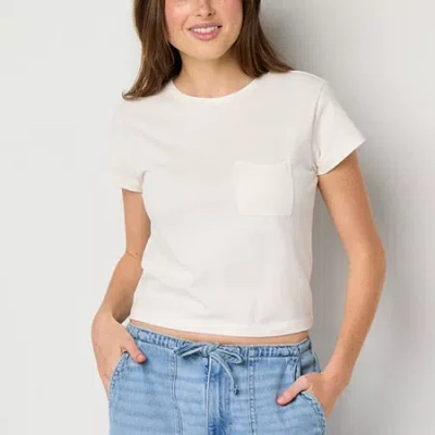 Arizona Womens Juniors Short Sleeve T-shirt In Multi