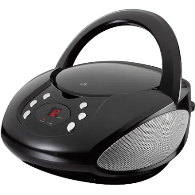 Gpx Boombox With Cd Player In Black