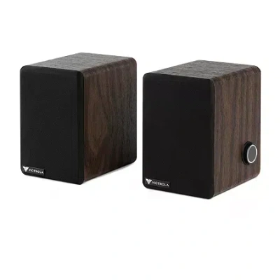 Victrola Bookshelf Speaker In Brown