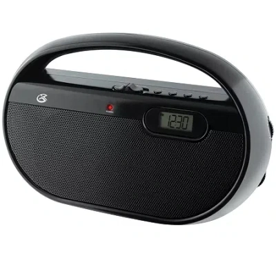 Gpx R602b Am/fm Portable Clock Radio In Black