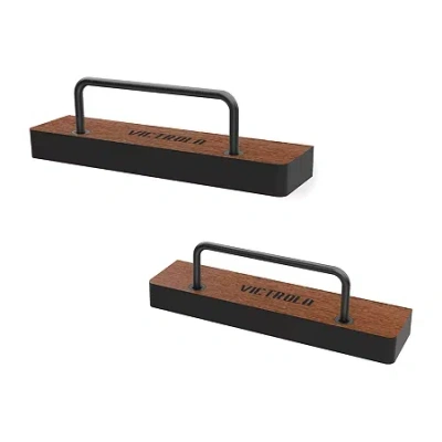 Victrola Record Shelves In Brown