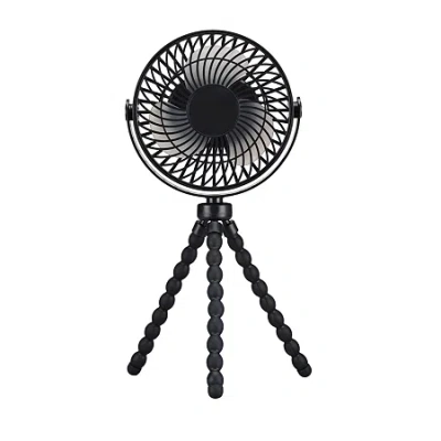 Gpx Flexfan Rechargeable Portable Cooling Fan In Black