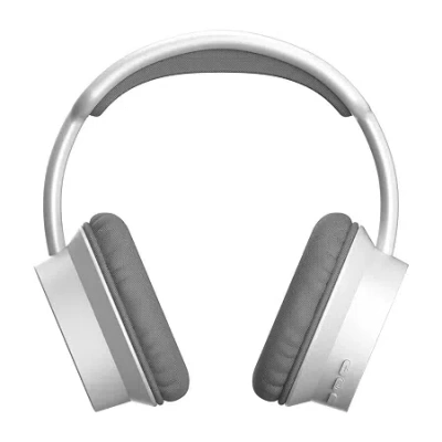Brookstone Acoustic Comfort Wireless Headphones In White