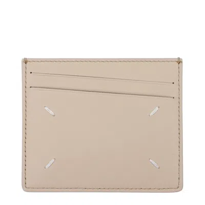 Maison Margiela Beige Leather Cardholder