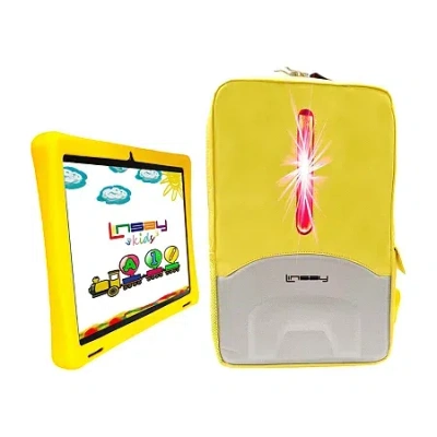 Linsay 10.1 Octa Core 128gb Android 15 Tablet Kids Yellow Led In Yellow
