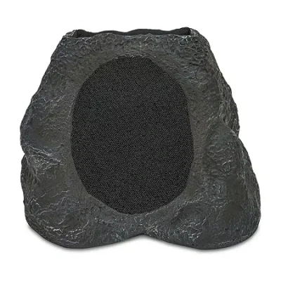 Victrola Outdoor Wireless Bluetooth Solar Rock Connect Speaker In Gray