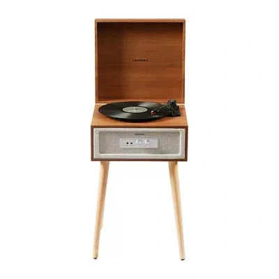 Crosley Rohe Record Player Turntable In Brown